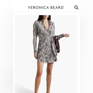 New With Tags Veronica Beard Silk Lavella Wrap Dress Size 4